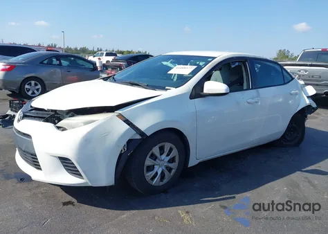 2014 Toyota Corolla L z USA, uszkodzony, nr VIN 2T1BURHE5EC128037